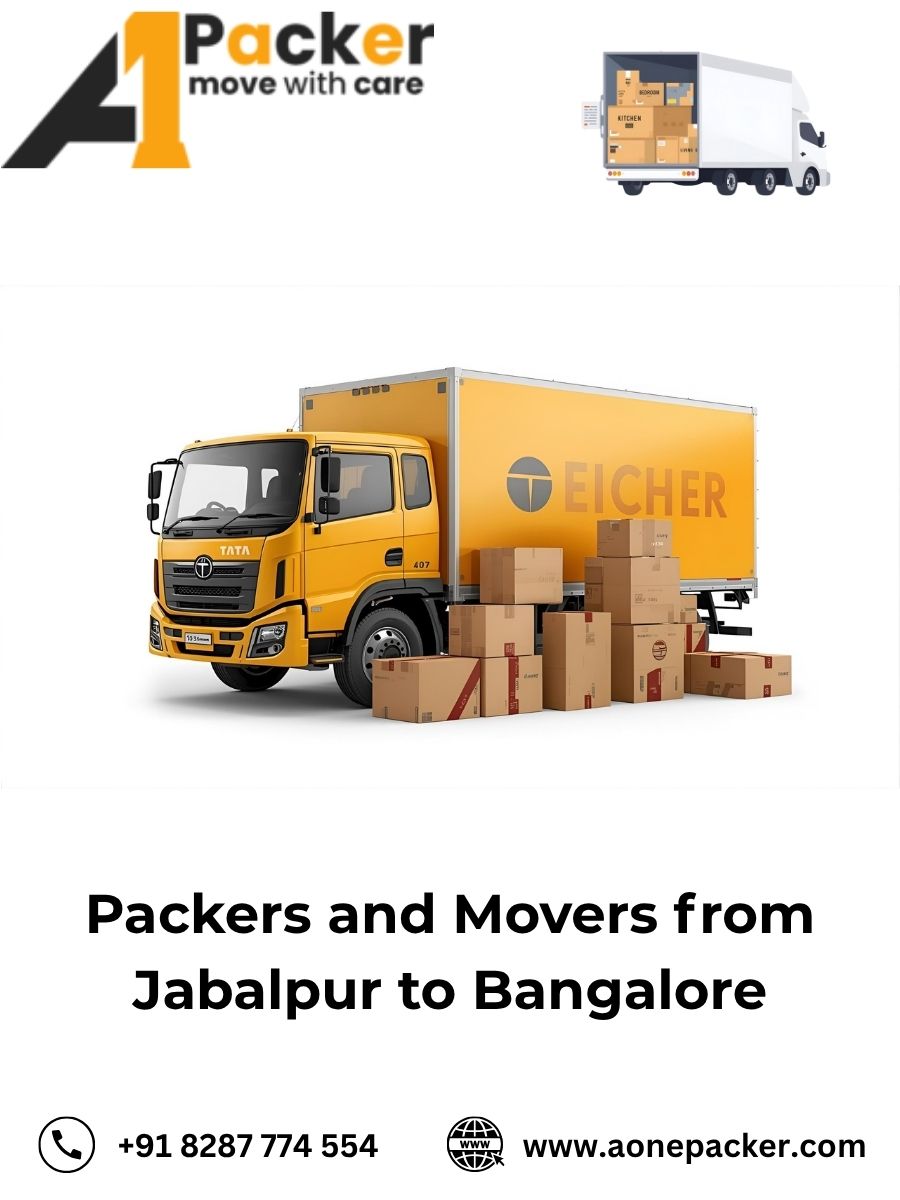 Packers and Movers from Jabalpur to Bangalore