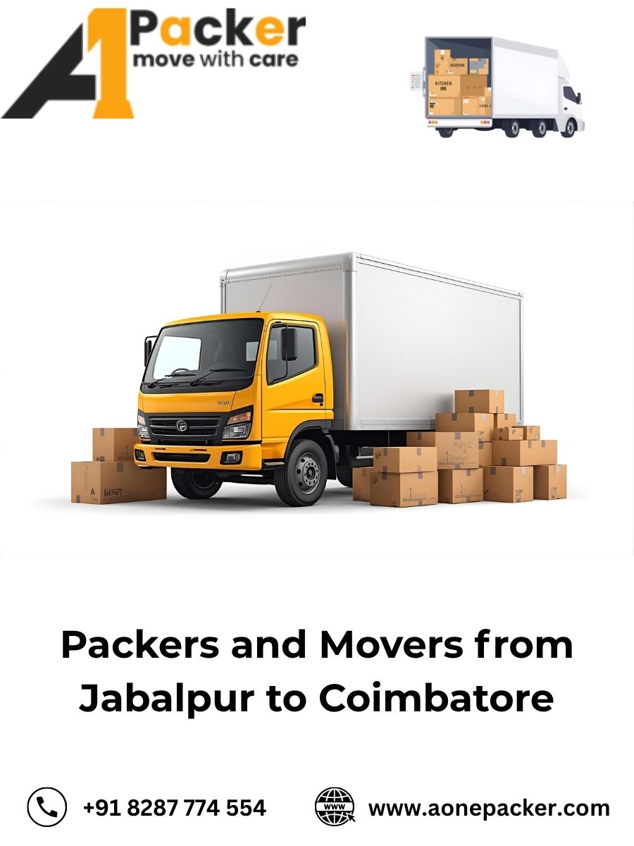 Packers and Movers from Jabalpur to Coimbatore