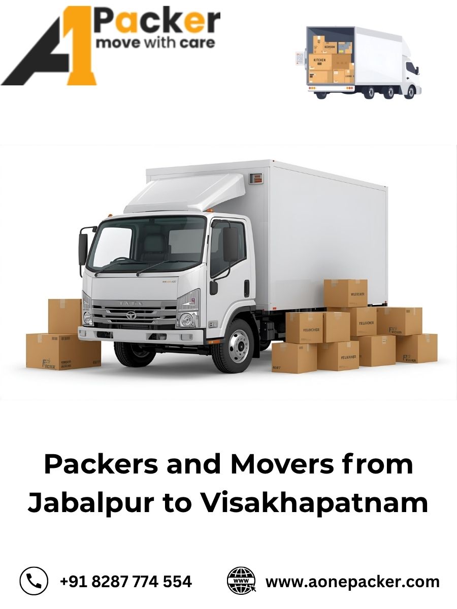 Packers and Movers Charges from Jabalpur to Visakhapatnam