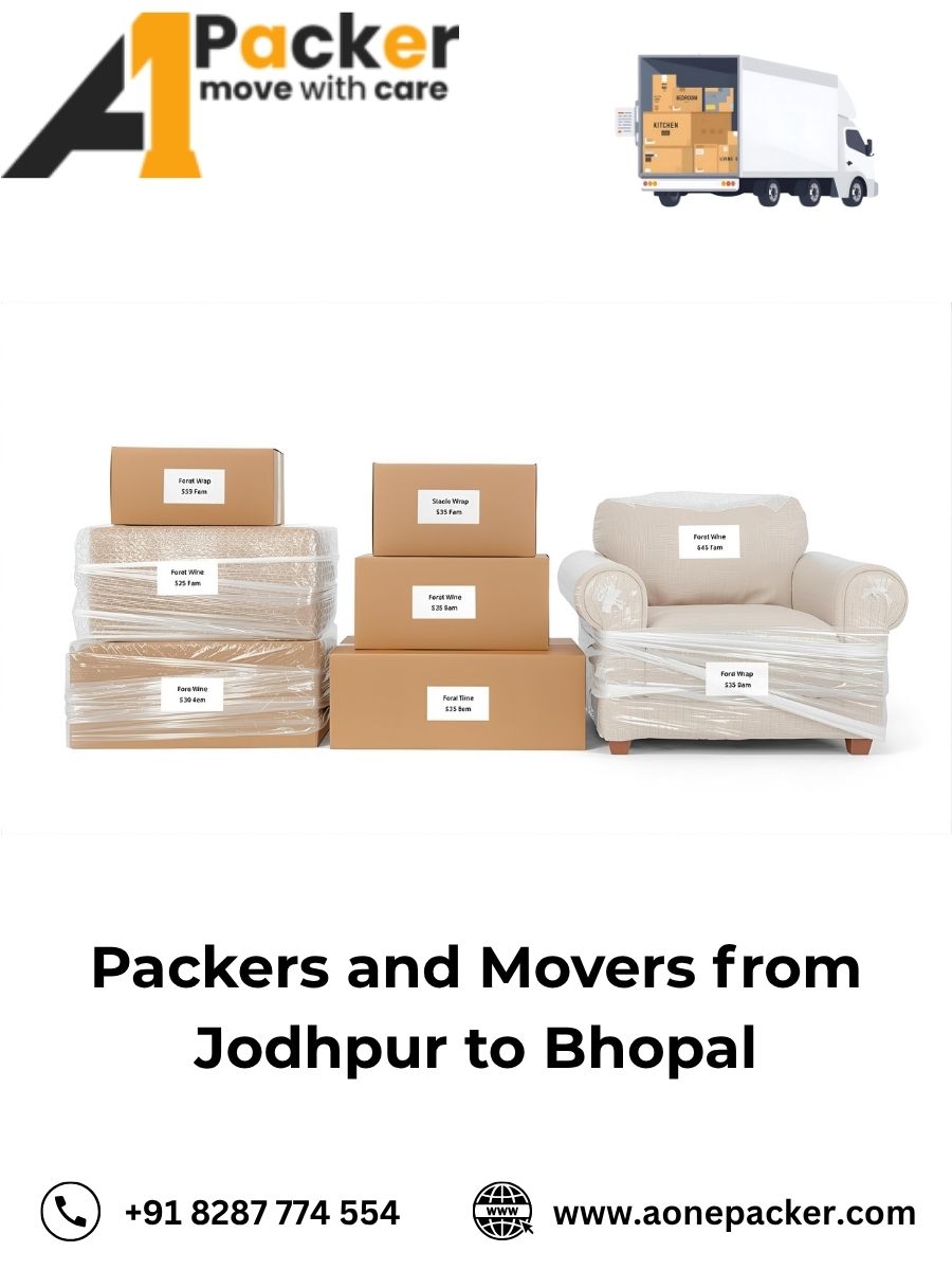 Packers and Movers from Jodhpur to Bhopal