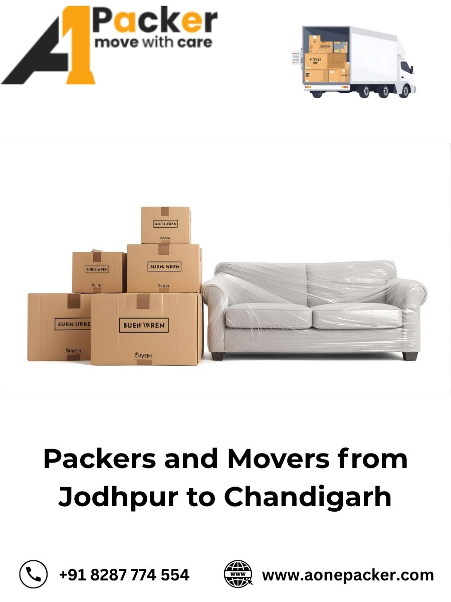 Packers and Movers from Jodhpur to Chandigarh