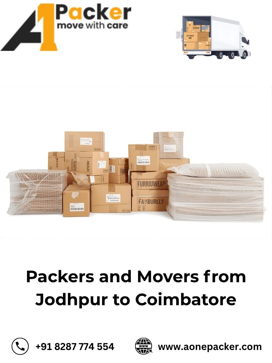 Packers and Movers from Jodhpur to Coimbatore