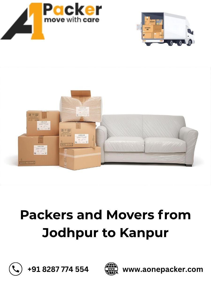 Packers and Movers from Jodhpur to Kanpur