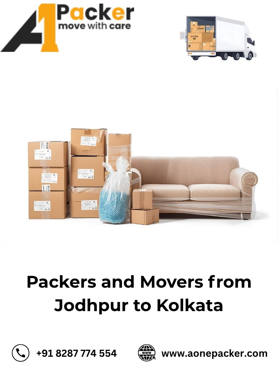 Packers and Movers from Jodhpur to Kolkata