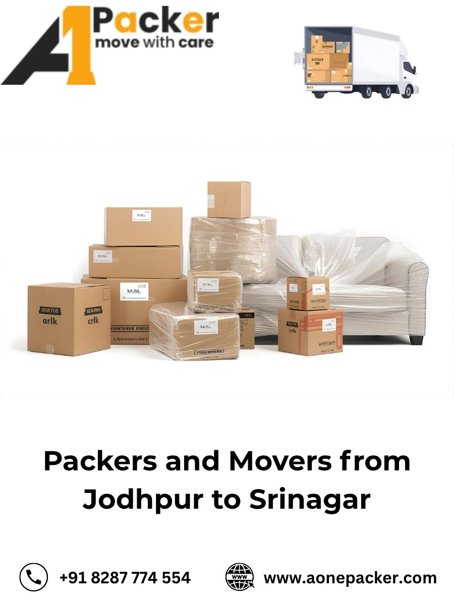 Packers and Movers from Jodhpur to Srinagar