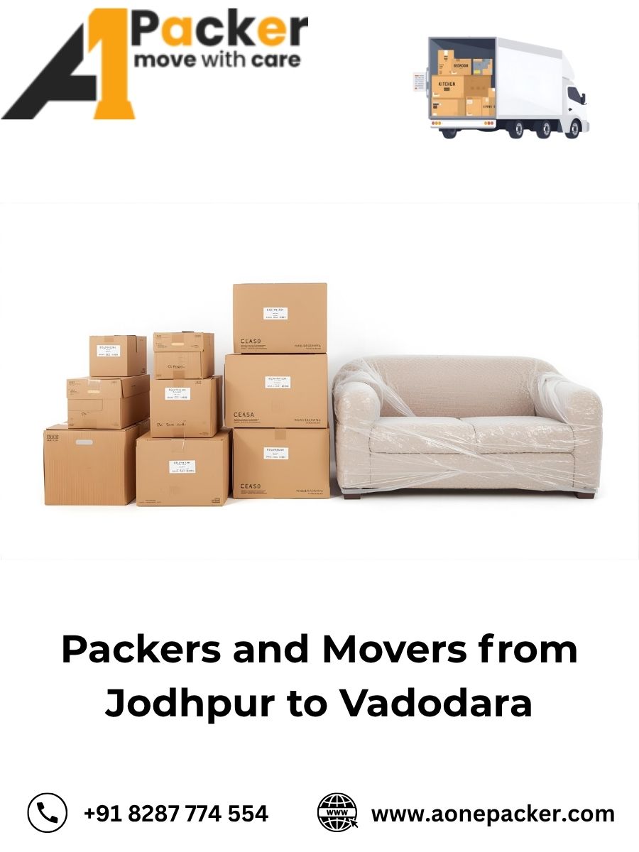 Packers and Movers from Jodhpur to Vadodara