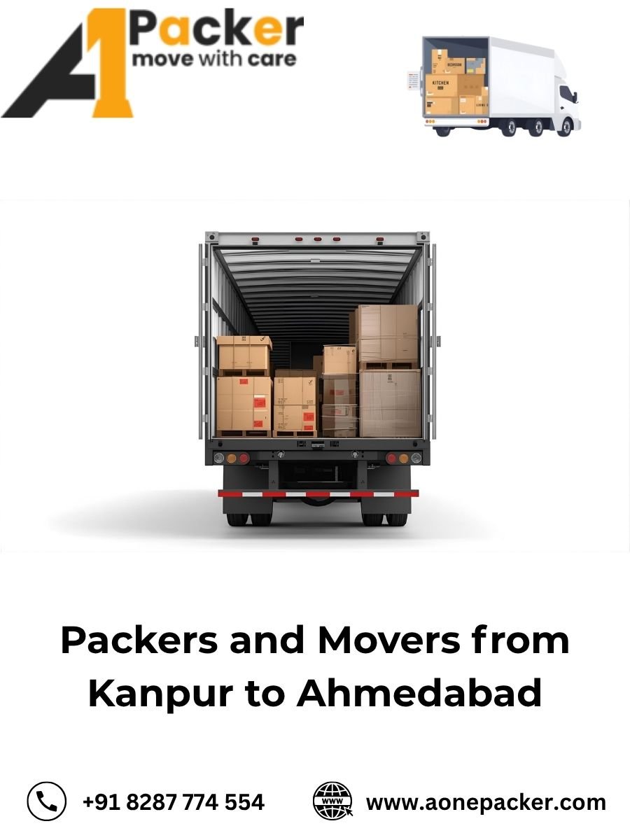 Packers and Movers Charges from Kanpur to Ahmedabad