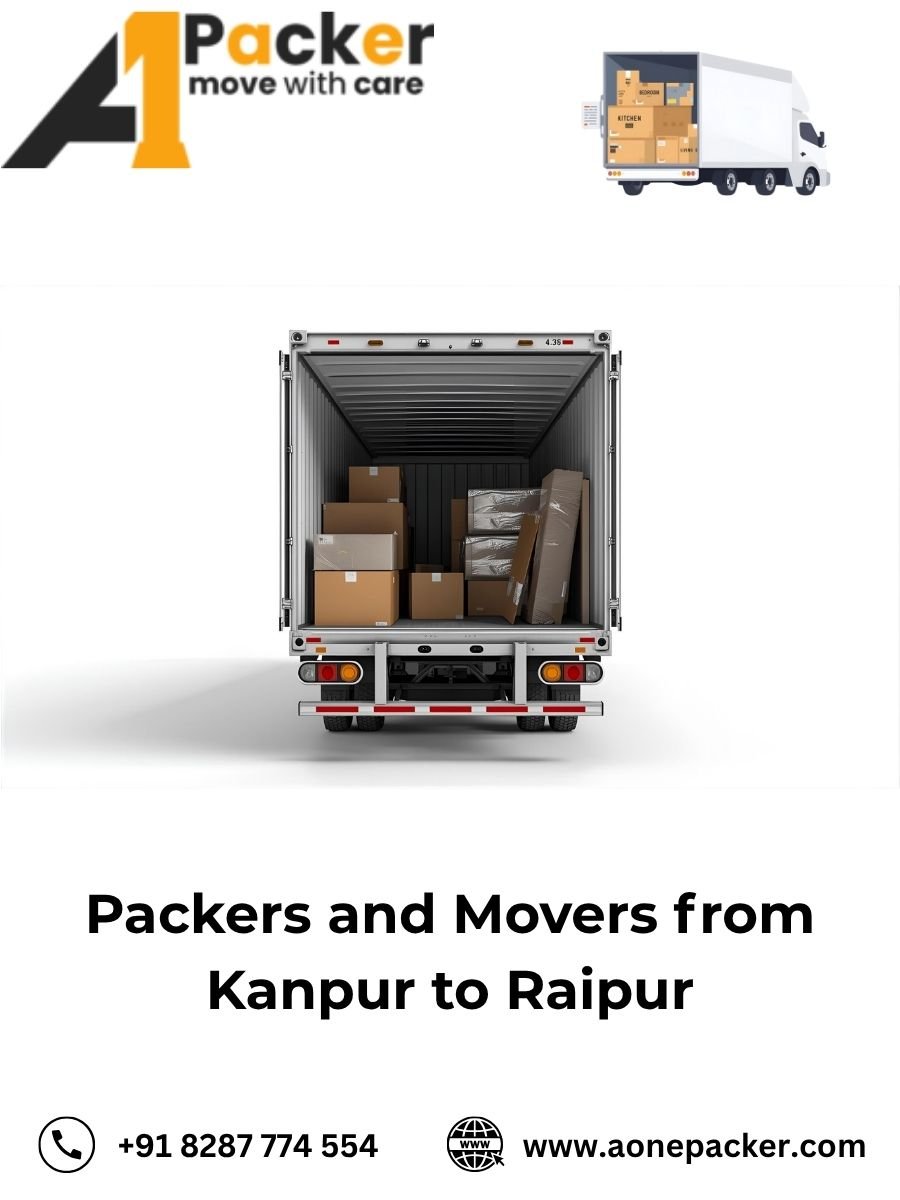 Packers and Movers Charges from Kanpur to Raipur