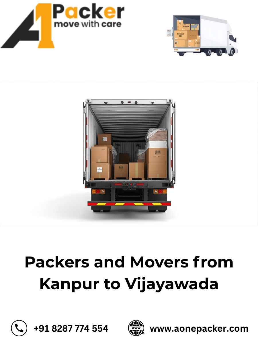 Packers and Movers Charges from Kanpur to Vijayawada