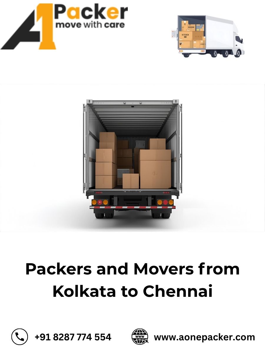Packers and Movers from Kolkata to Chennai