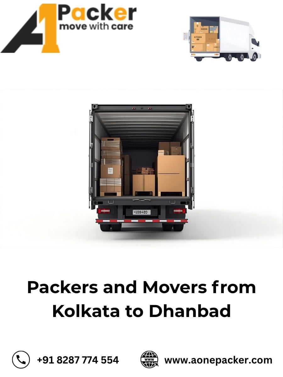 Packers and Movers from Kolkata to Dhanbad
