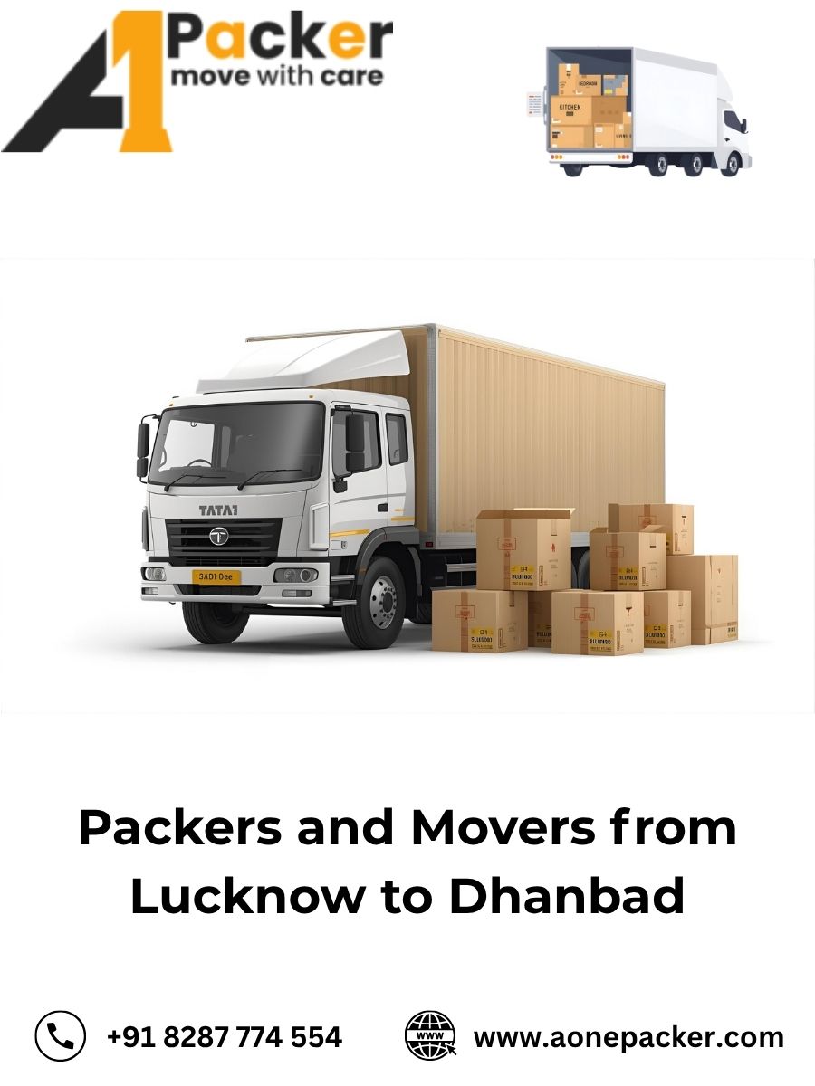 Packers and Movers from Lucknow to Dhanbad