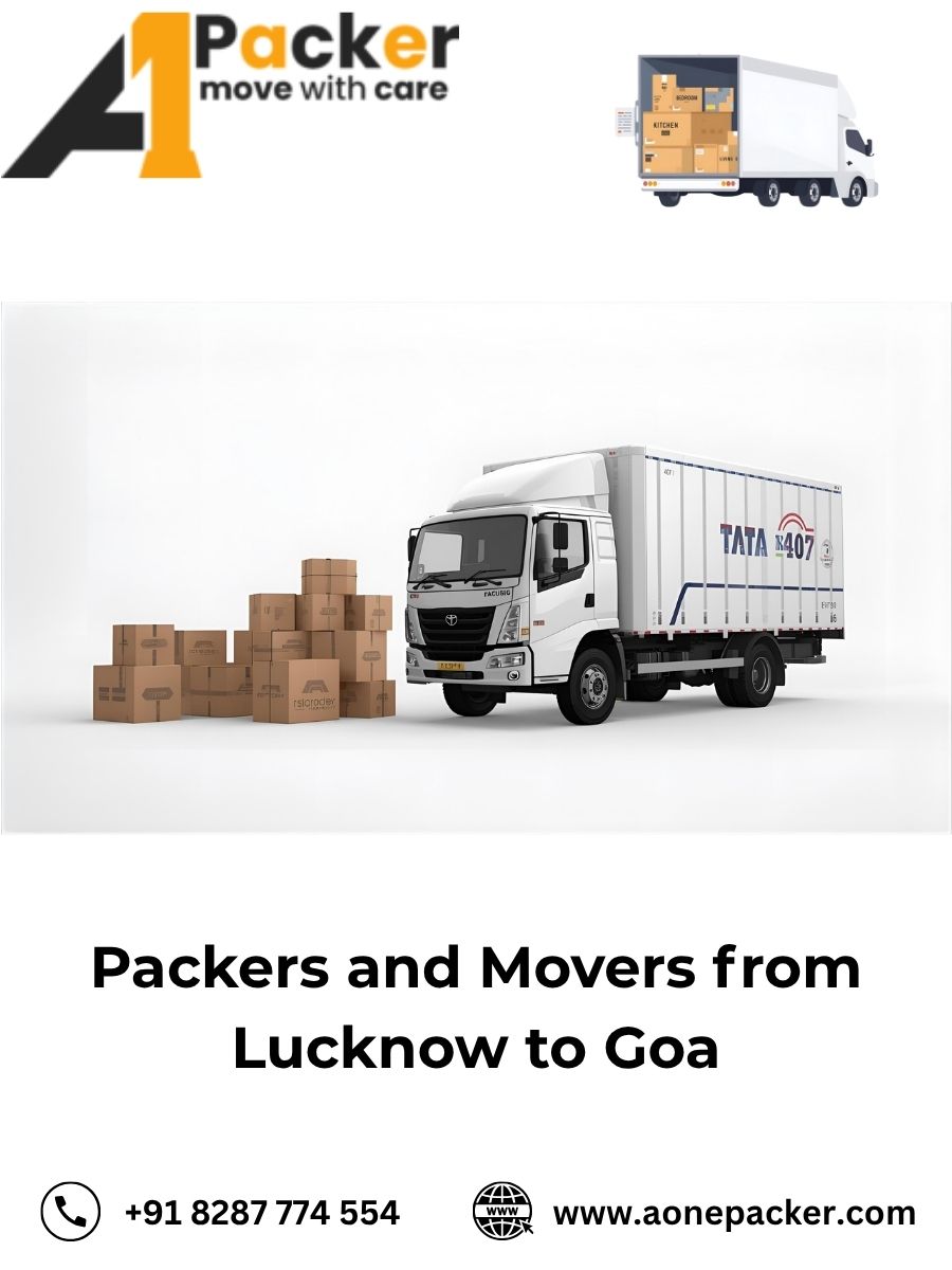 Packers and Movers from Lucknow to Goa