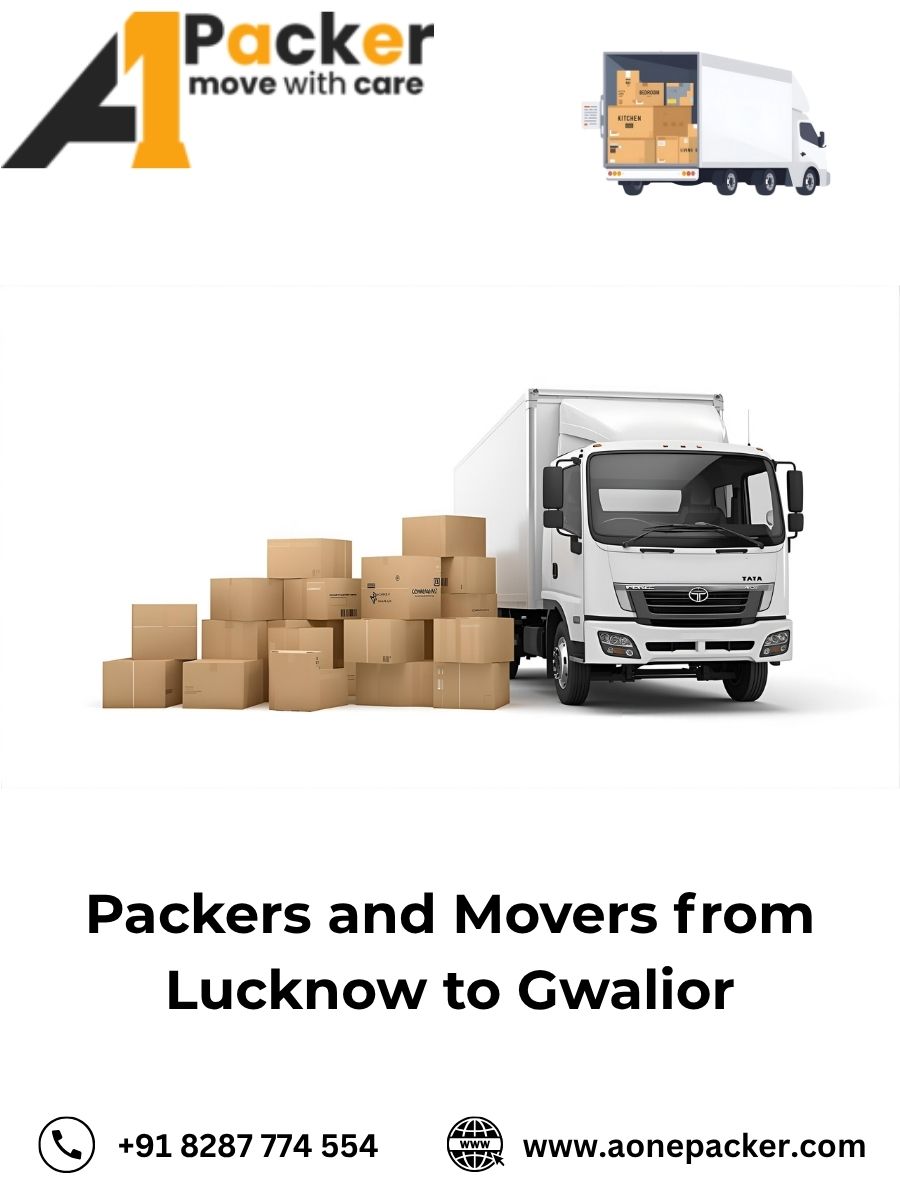 Packers and Movers from Lucknow to Gwalior