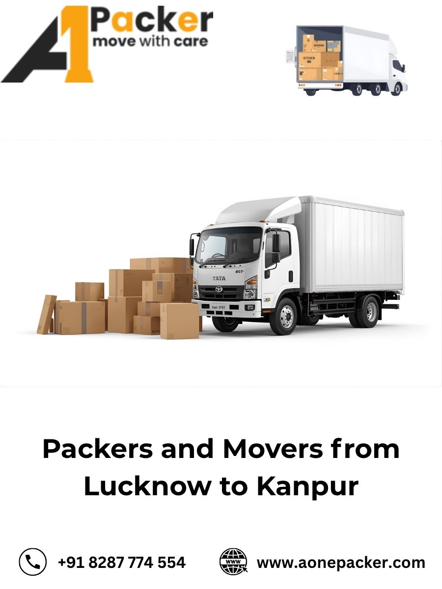 Packers and Movers from Lucknow to Kanpur