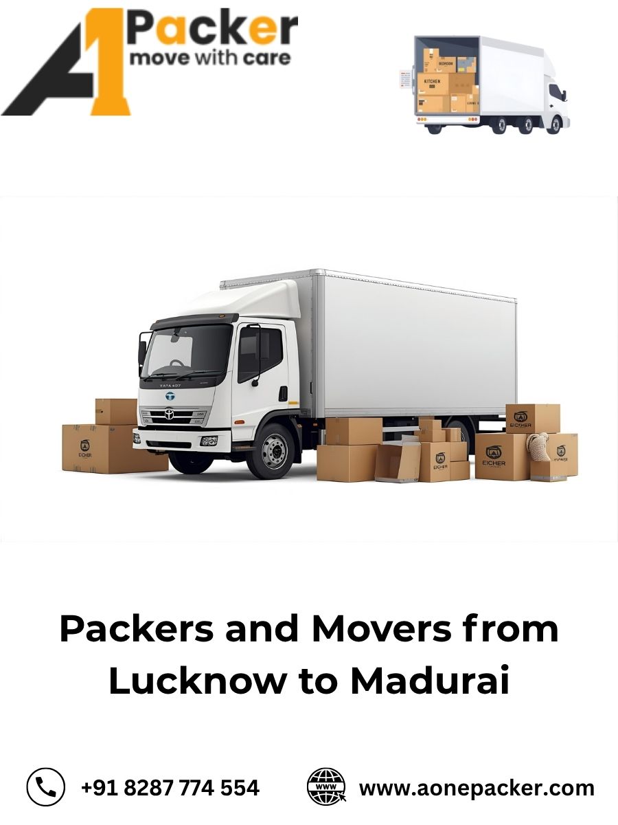 Packers and Movers from Lucknow to Madurai