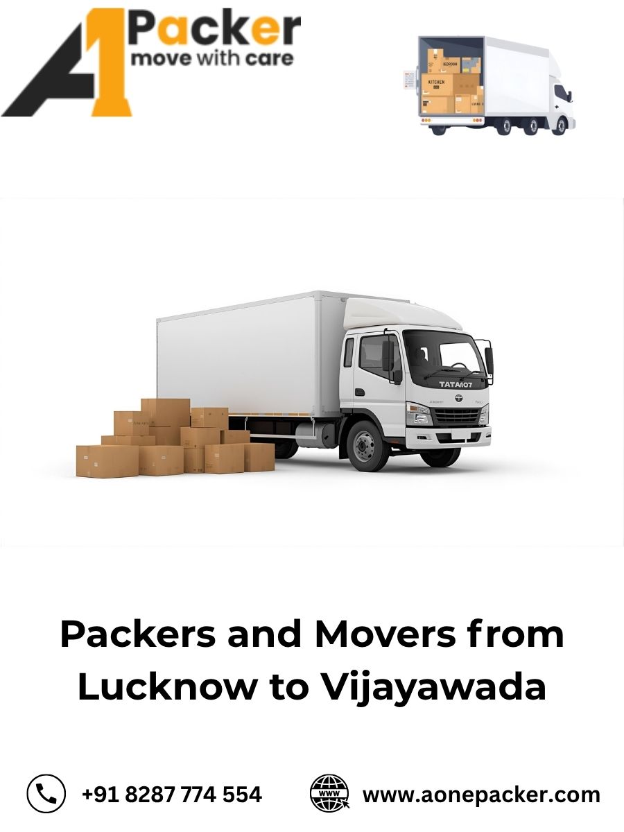 Packers and Movers from Lucknow to Vijayawada