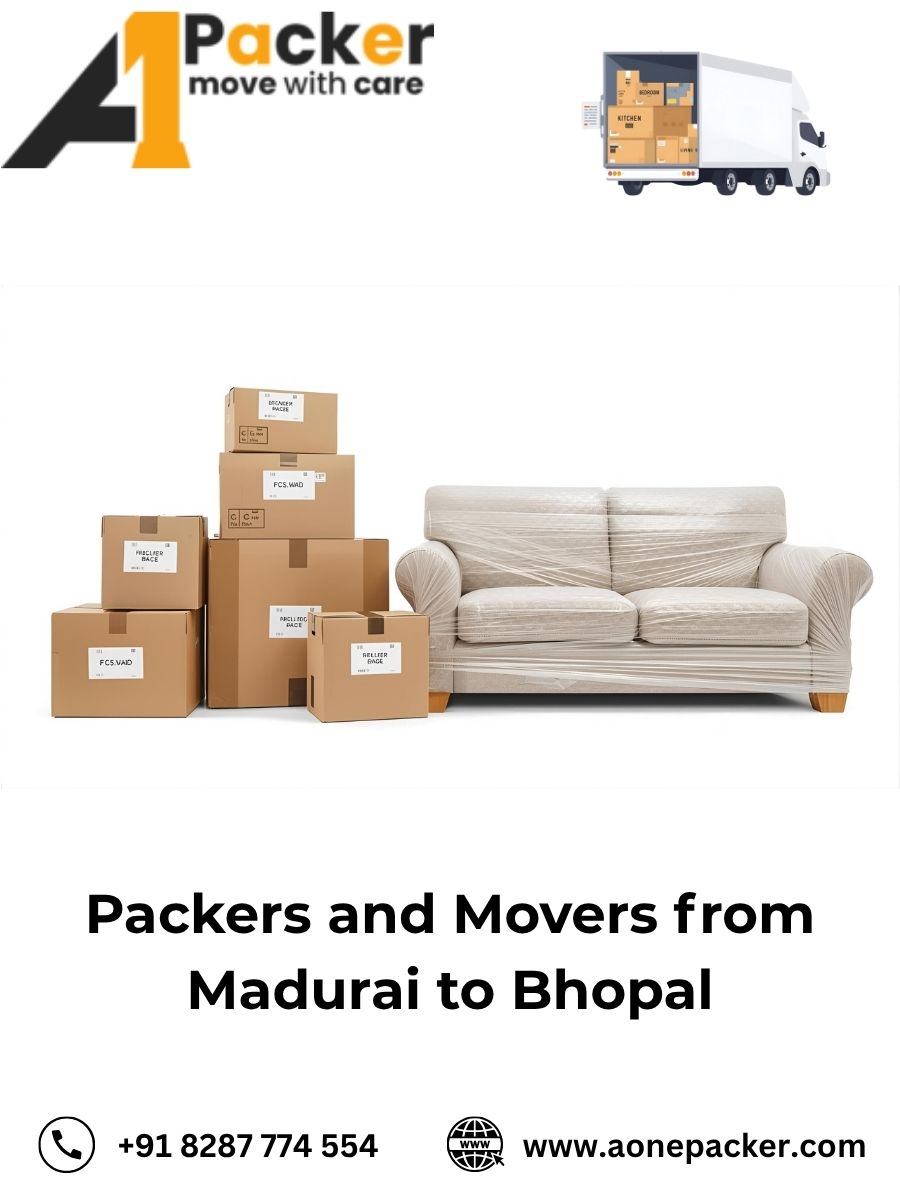 Packers and Movers from Madurai to Bhopal