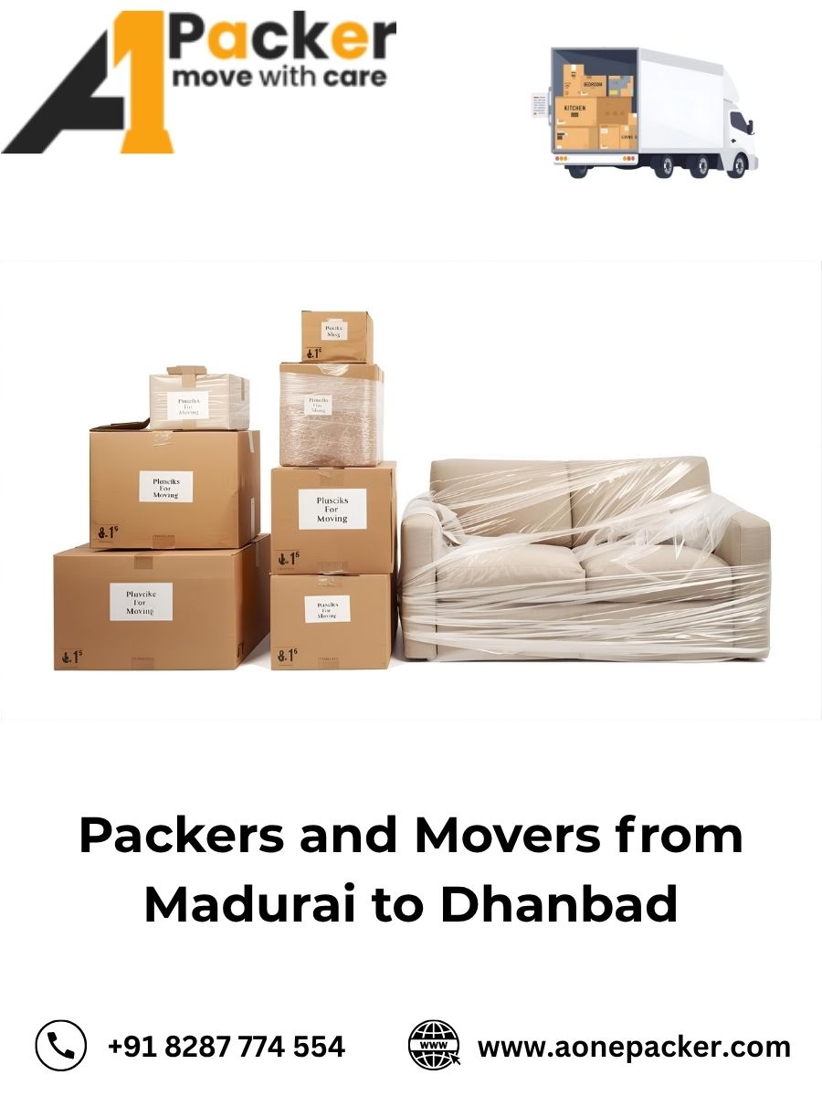 Packers and Movers from Madurai to Dhanbad