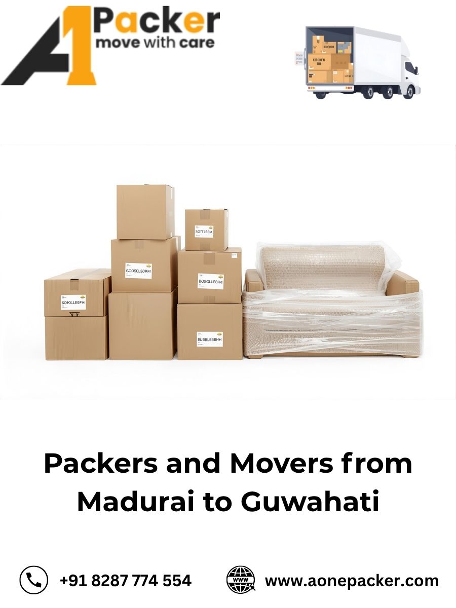 Packers and Movers from Madurai to Guwahati