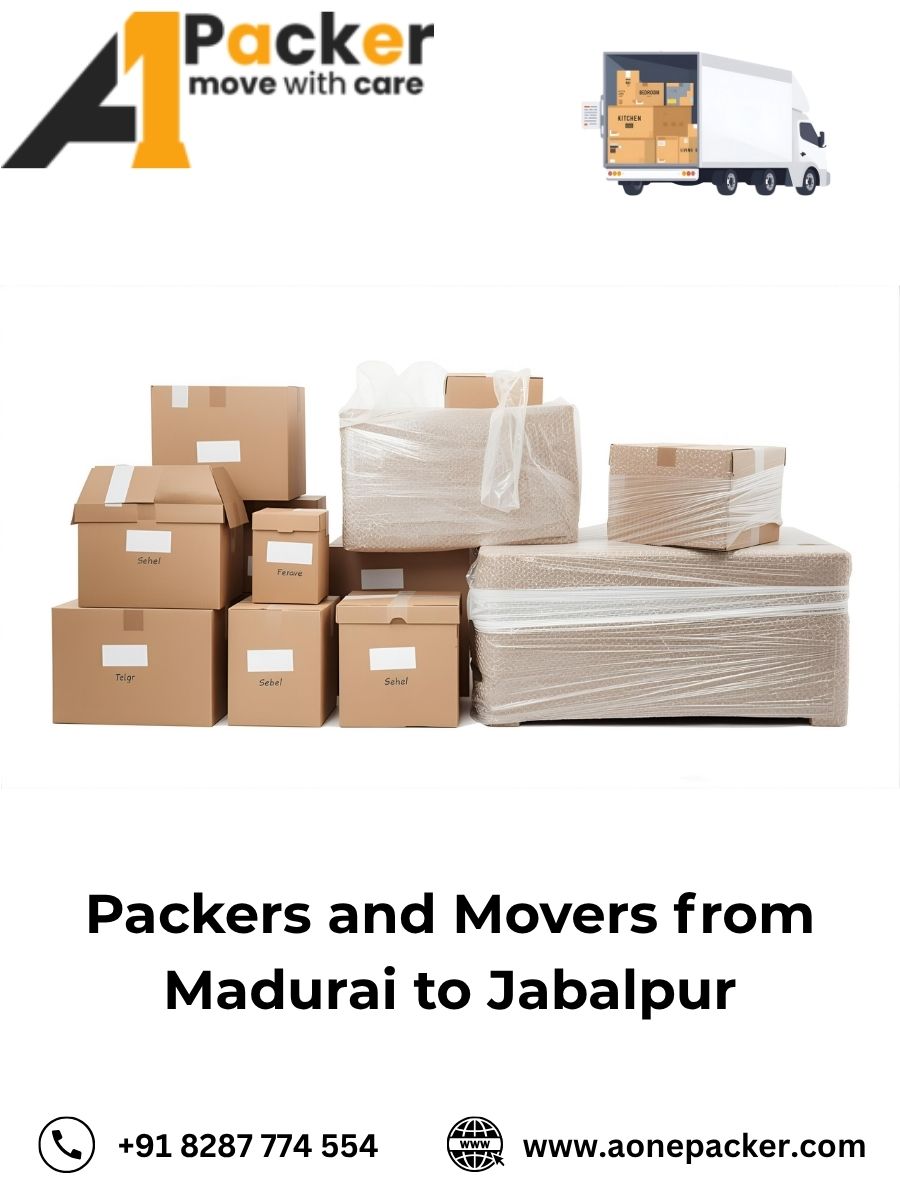 Packers and Movers from Madurai to Jabalpur