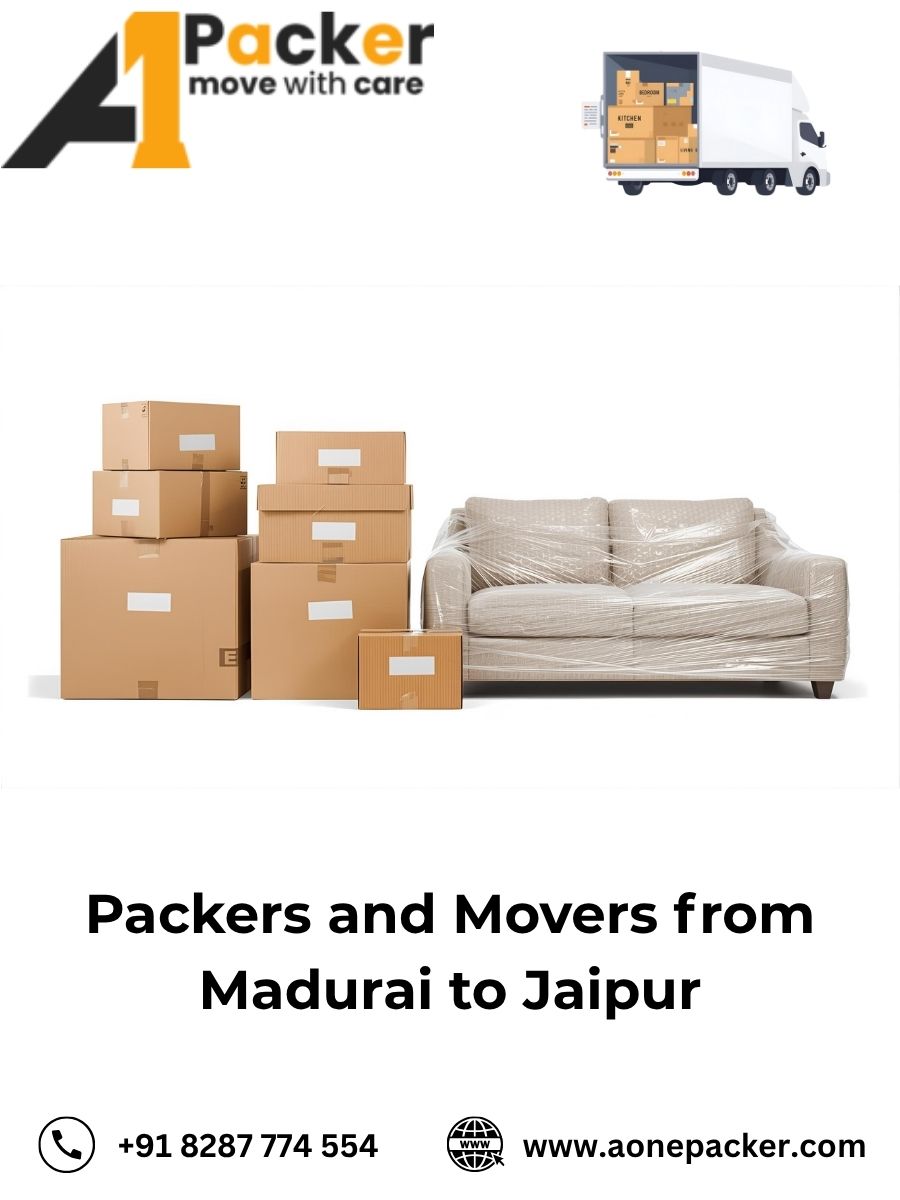 Packers and Movers from Madurai to Jaipur