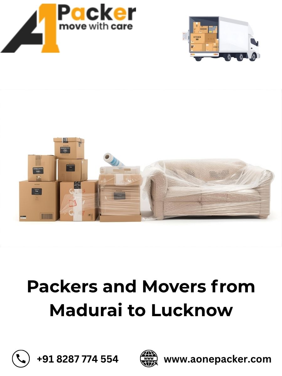 Packers and Movers from Madurai to Lucknow