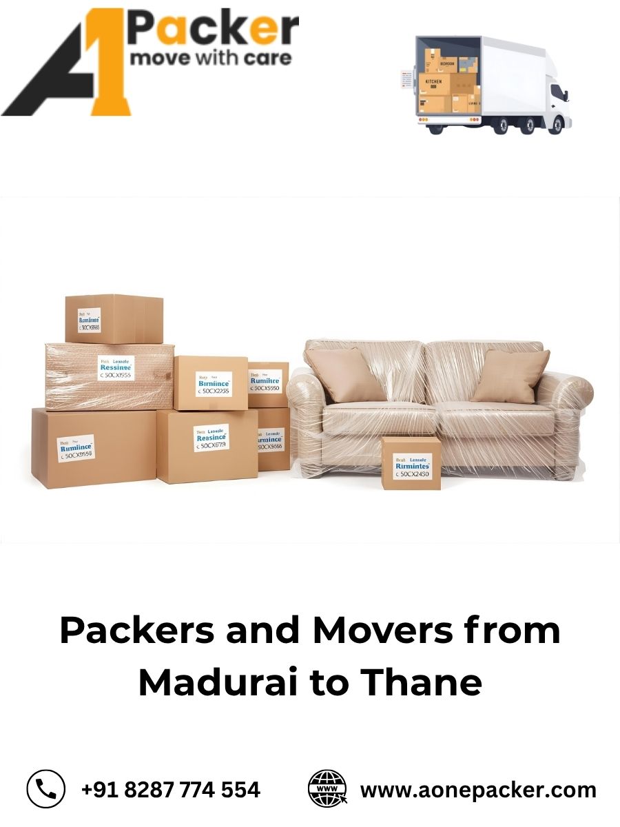 Packers and Movers from Madurai to Thane