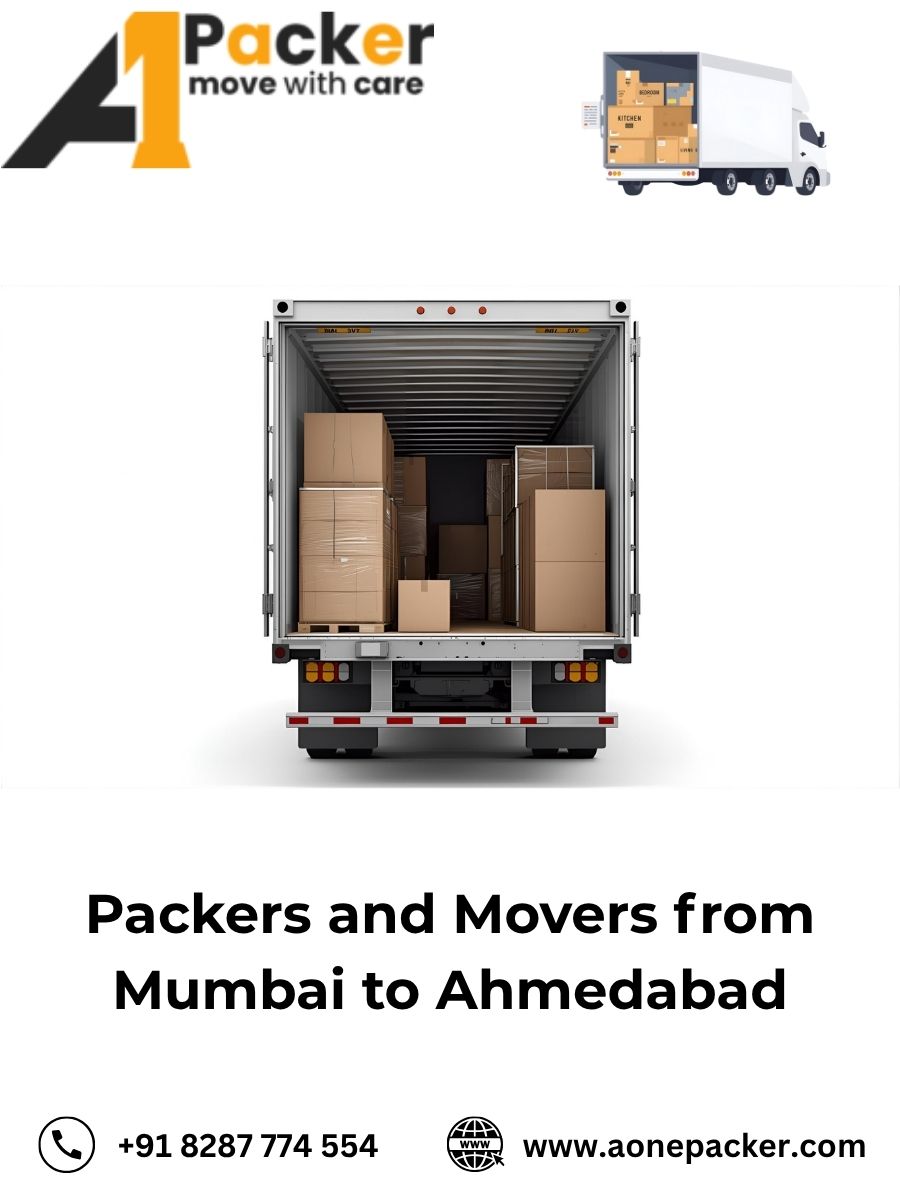 Packers and Movers from Mumbai to Ahmedabad