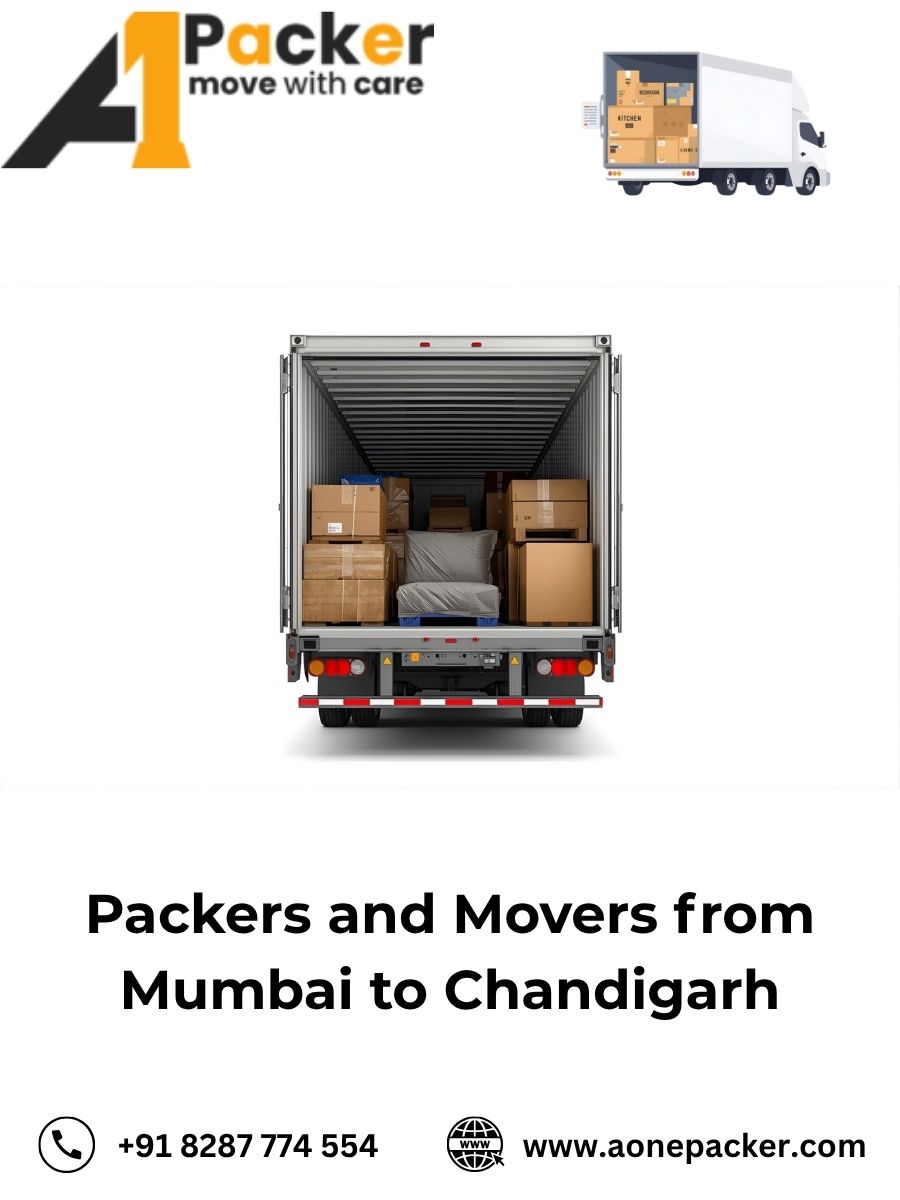 Packers and Movers from Mumbai to Chandigarh