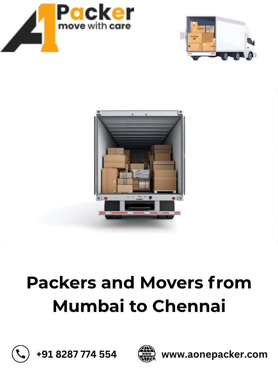 Packers and Movers from Mumbai to Chennai