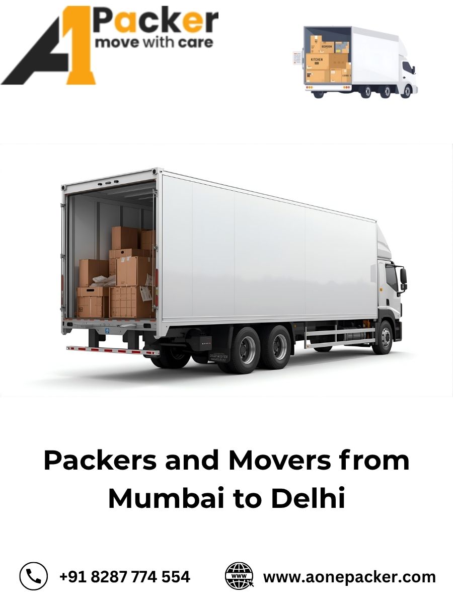 Packers and Movers from Mumbai to Delhi