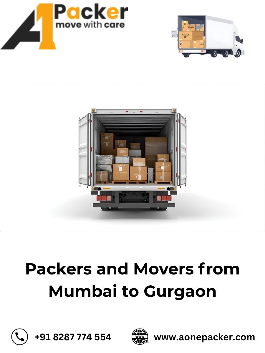 Packers and Movers from Mumbai to Gurgaon