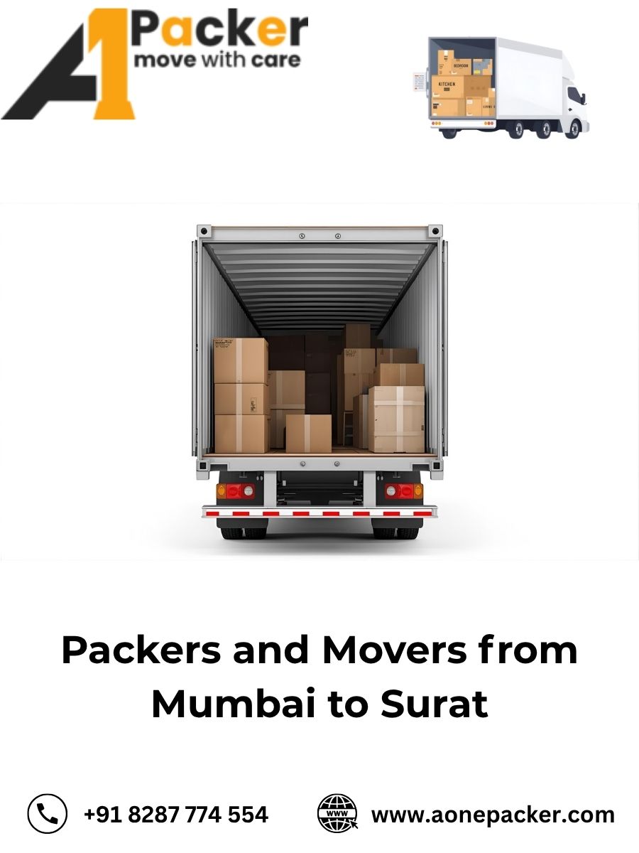 Packers and Movers from Mumbai to Surat