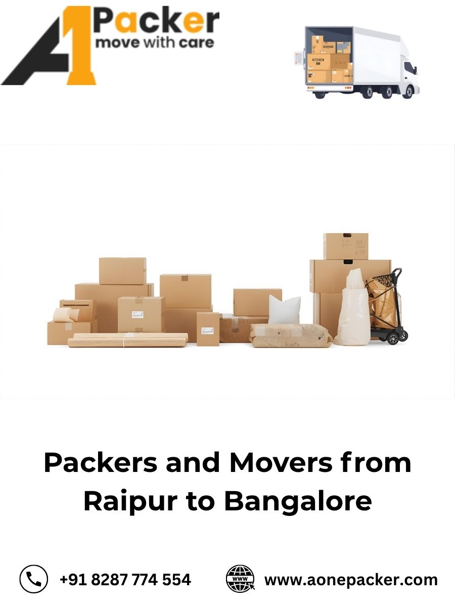 Packers and Movers from Raipur to Bangalore