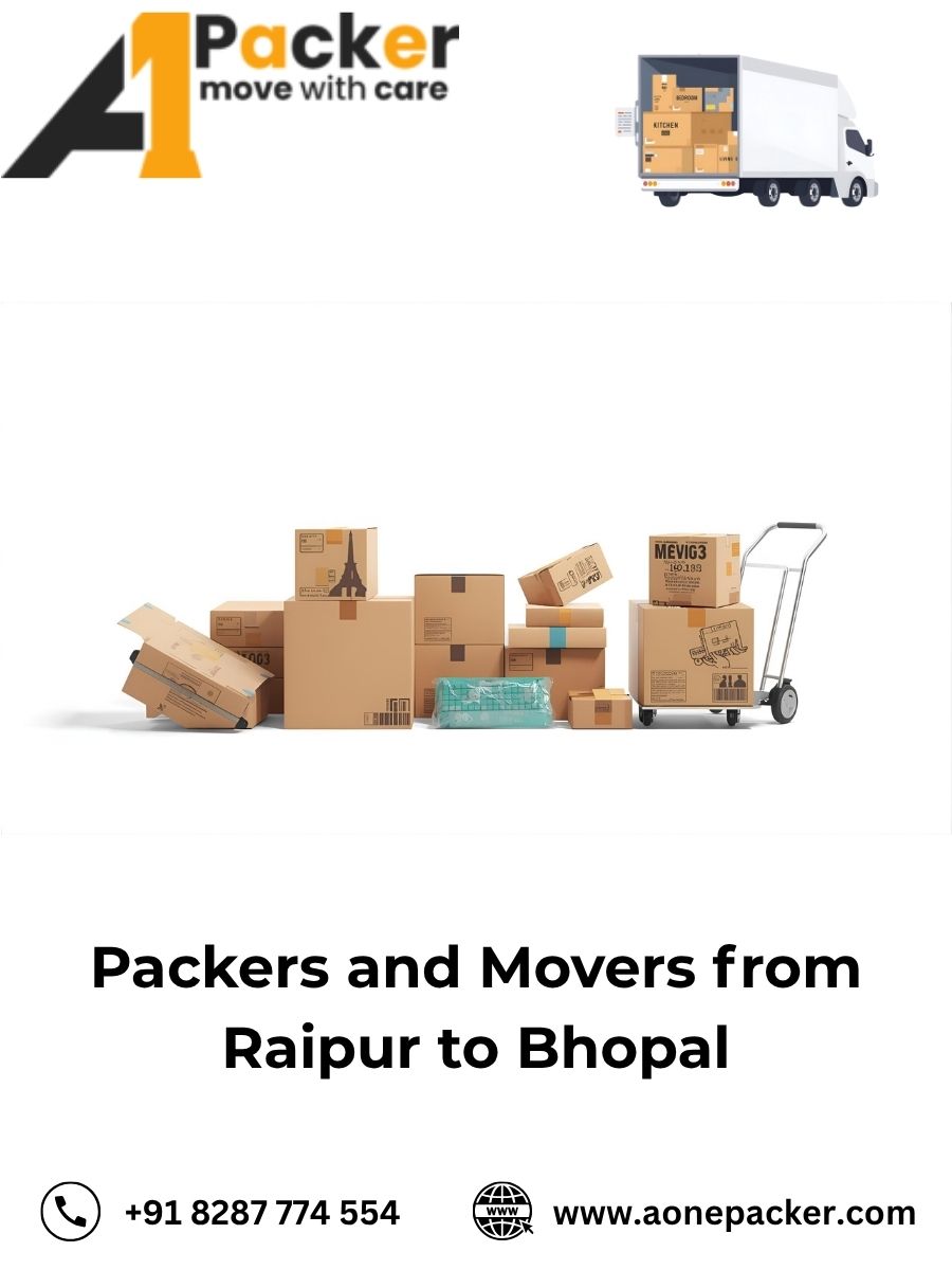 Packers and Movers from Raipur to Bhopal