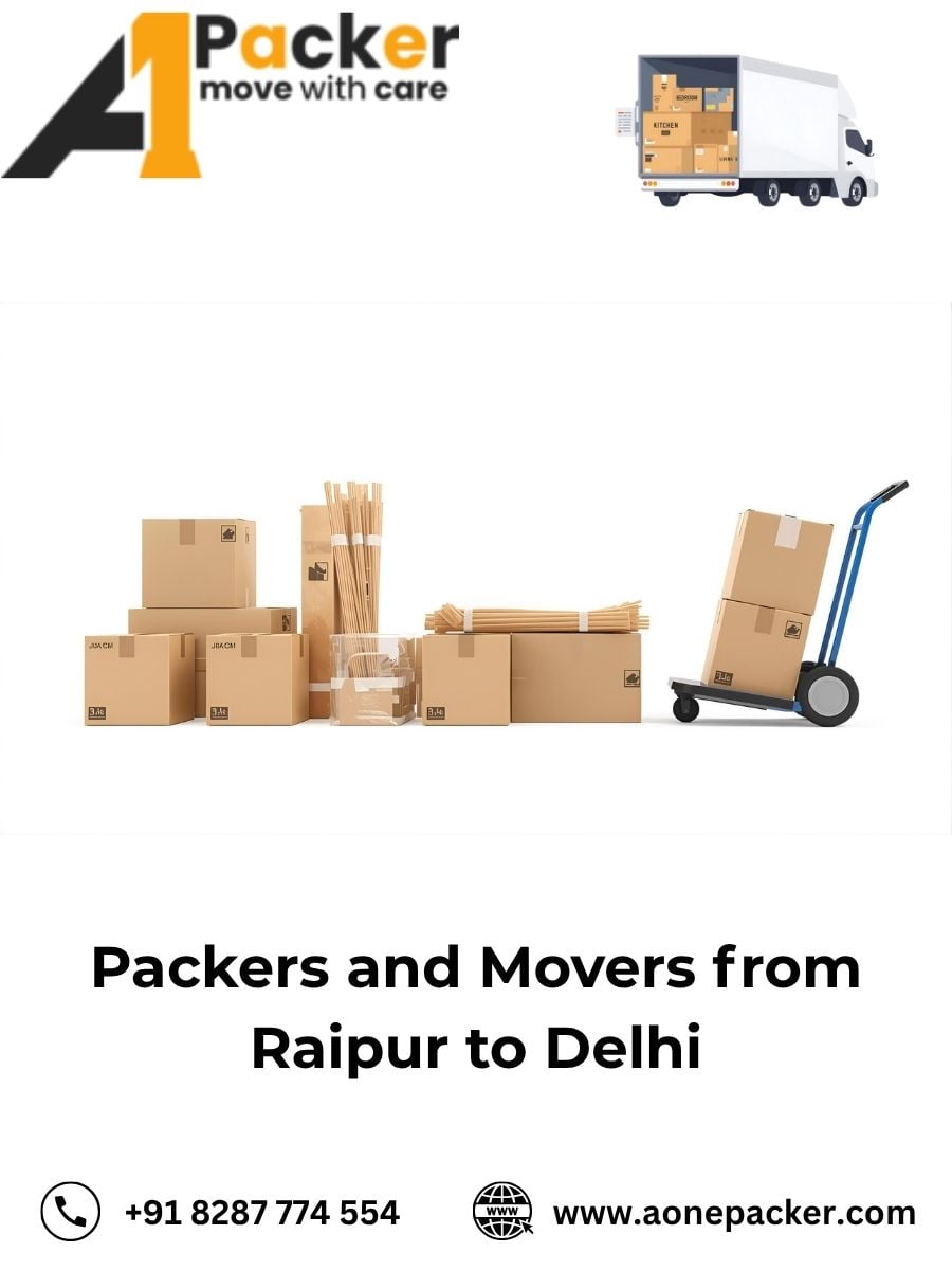Packers and Movers from Raipur to Delhi