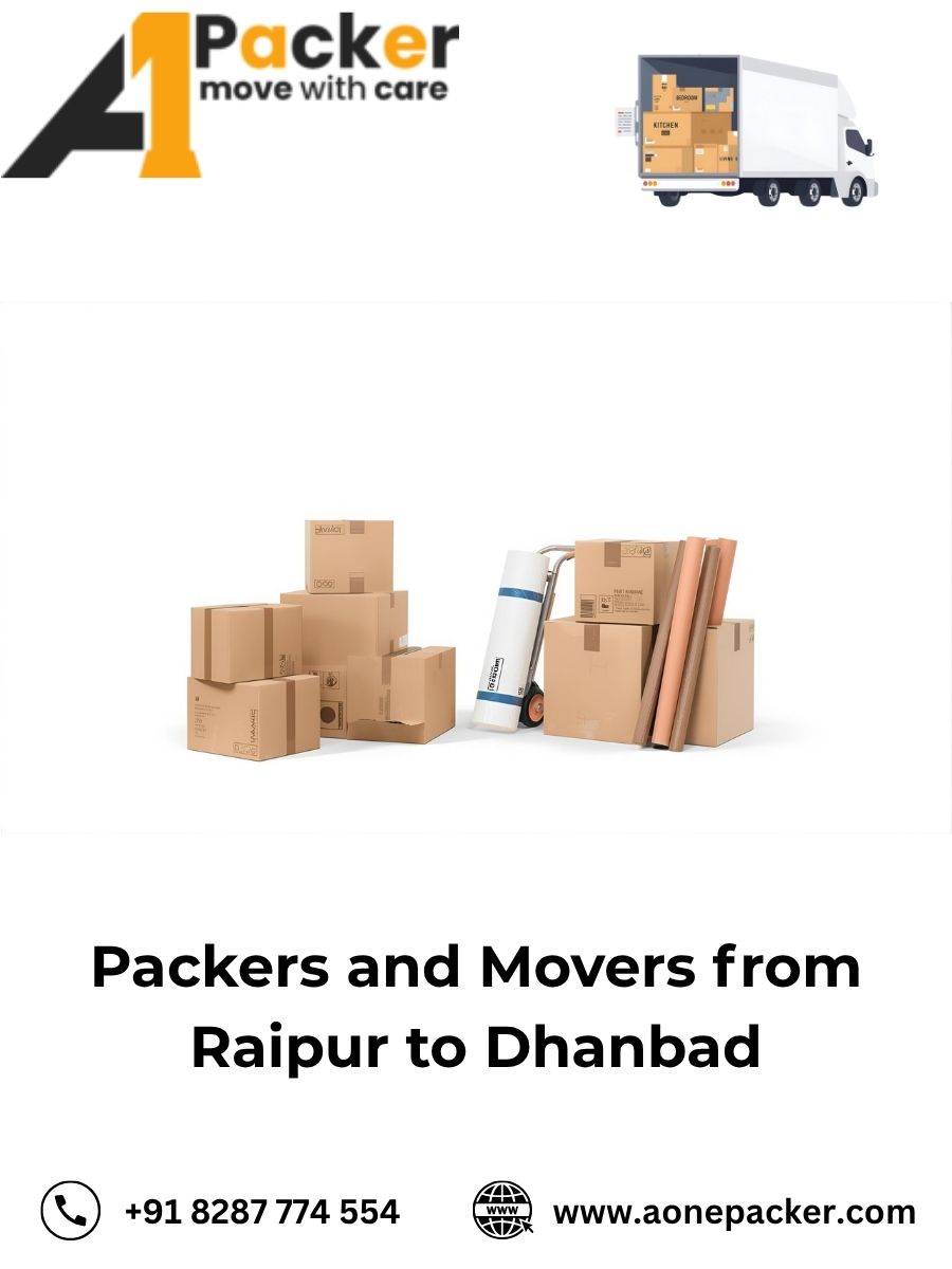 Packers and Movers from Raipur to Dhanbad