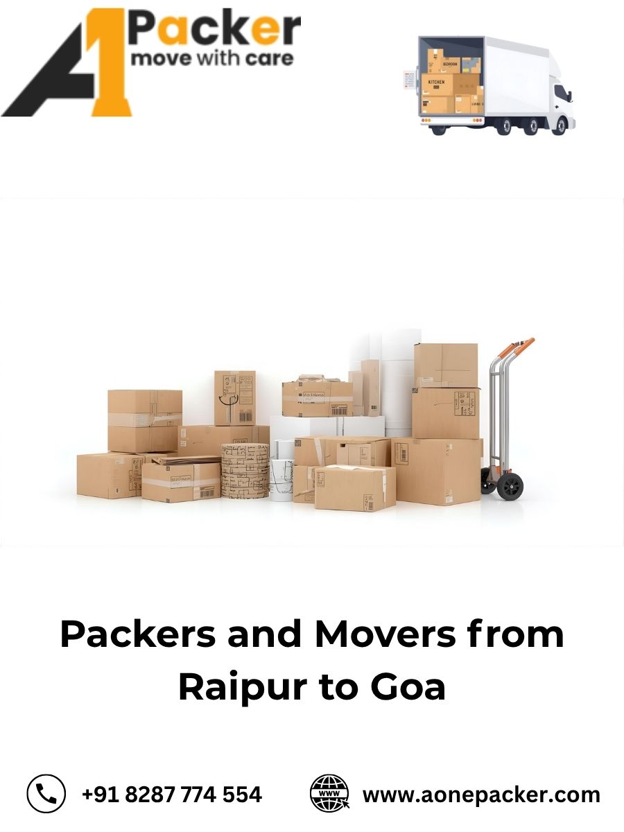 Packers and Movers from Raipur to Goa