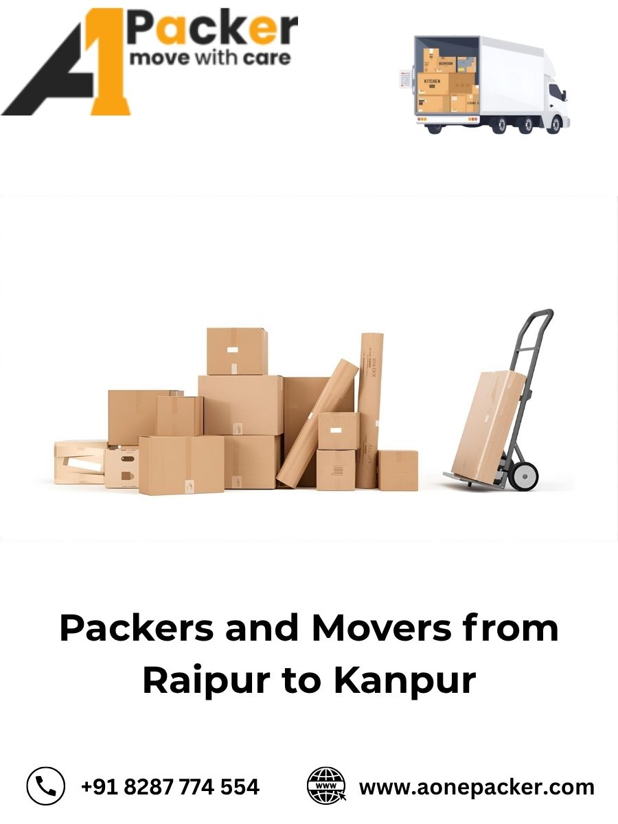 Packers and Movers from Raipur to Kanpur