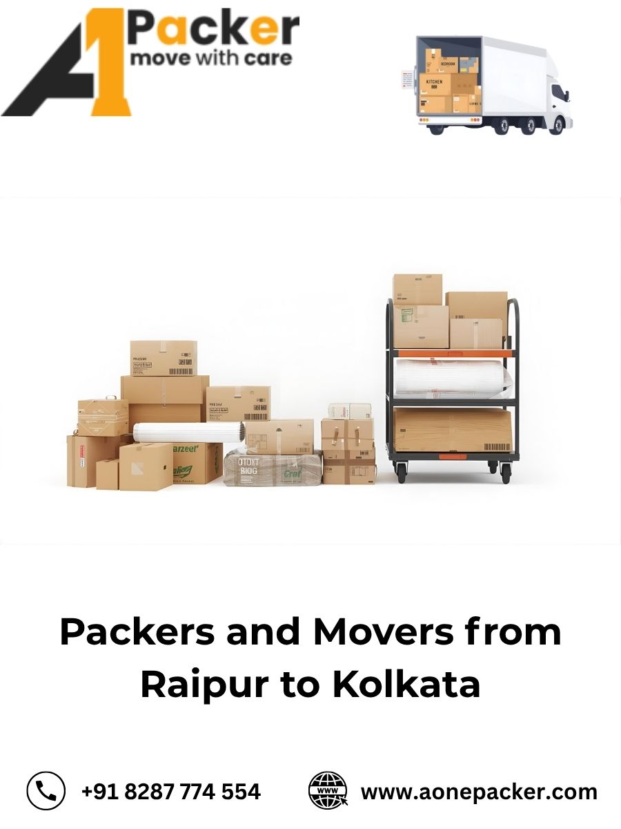 Packers and Movers from Raipur to Kolkata