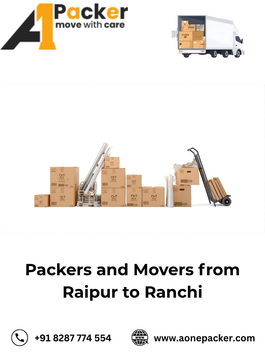 Packers and Movers from Raipur to Ranchi