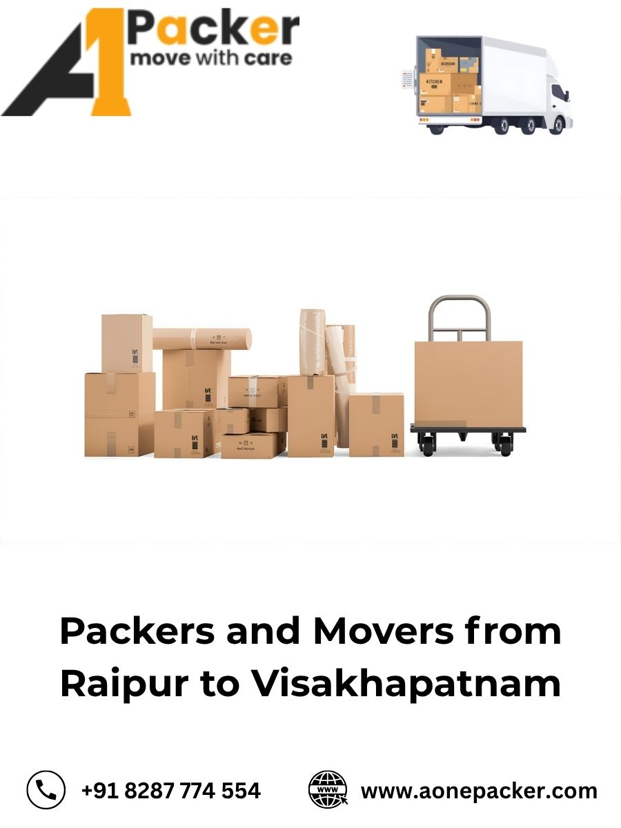 Packers and Movers from Raipur to Visakhapatnam