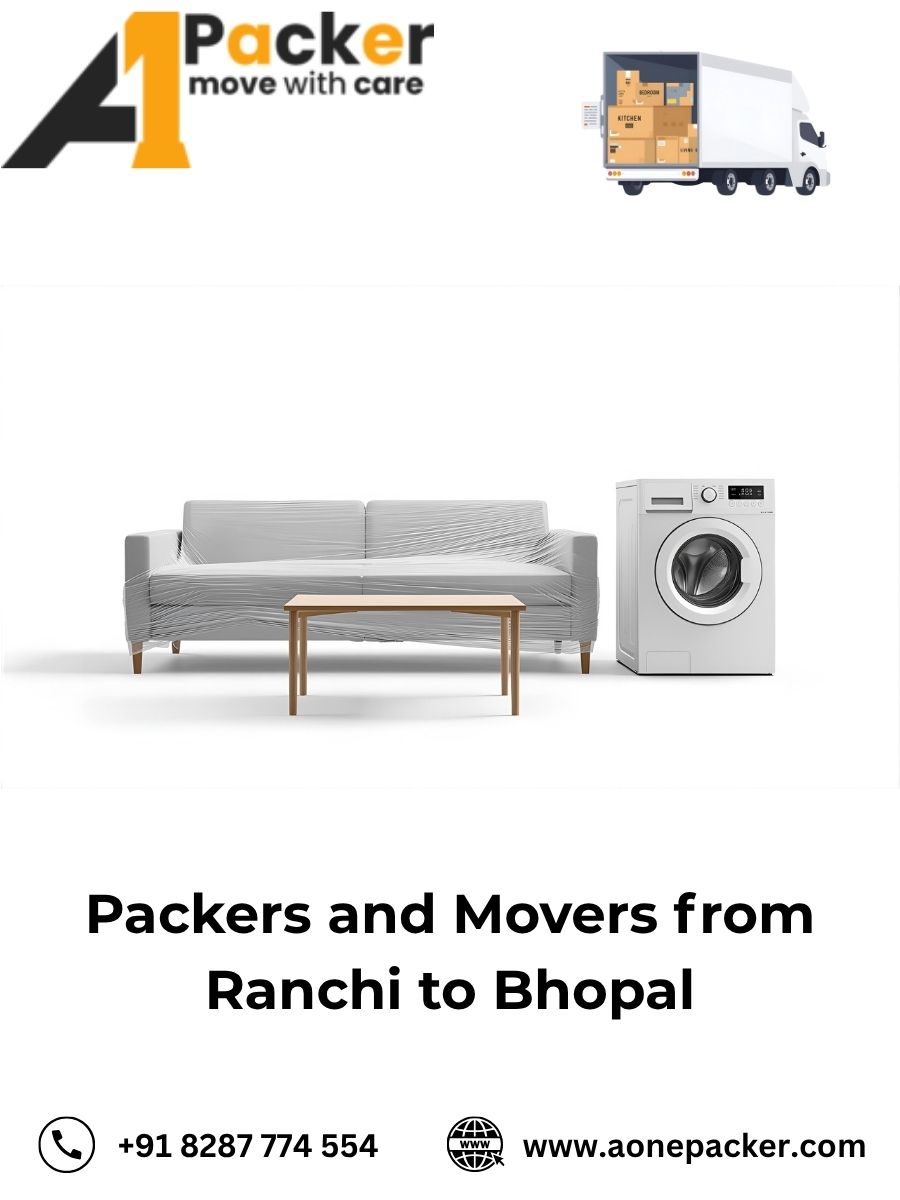 Packers and Movers from Ranchi to Bhopal