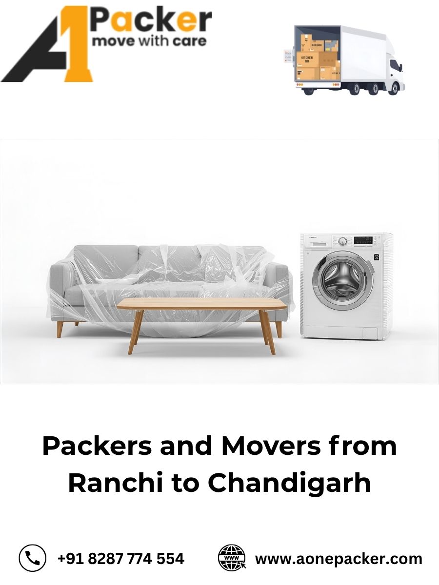 Packers and Movers from Ranchi to Chandigarh