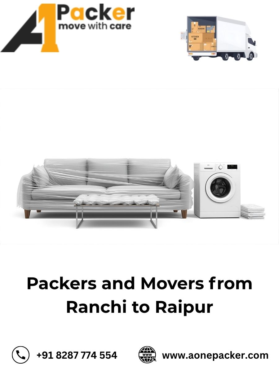 Packers and Movers from Ranchi to Raipur