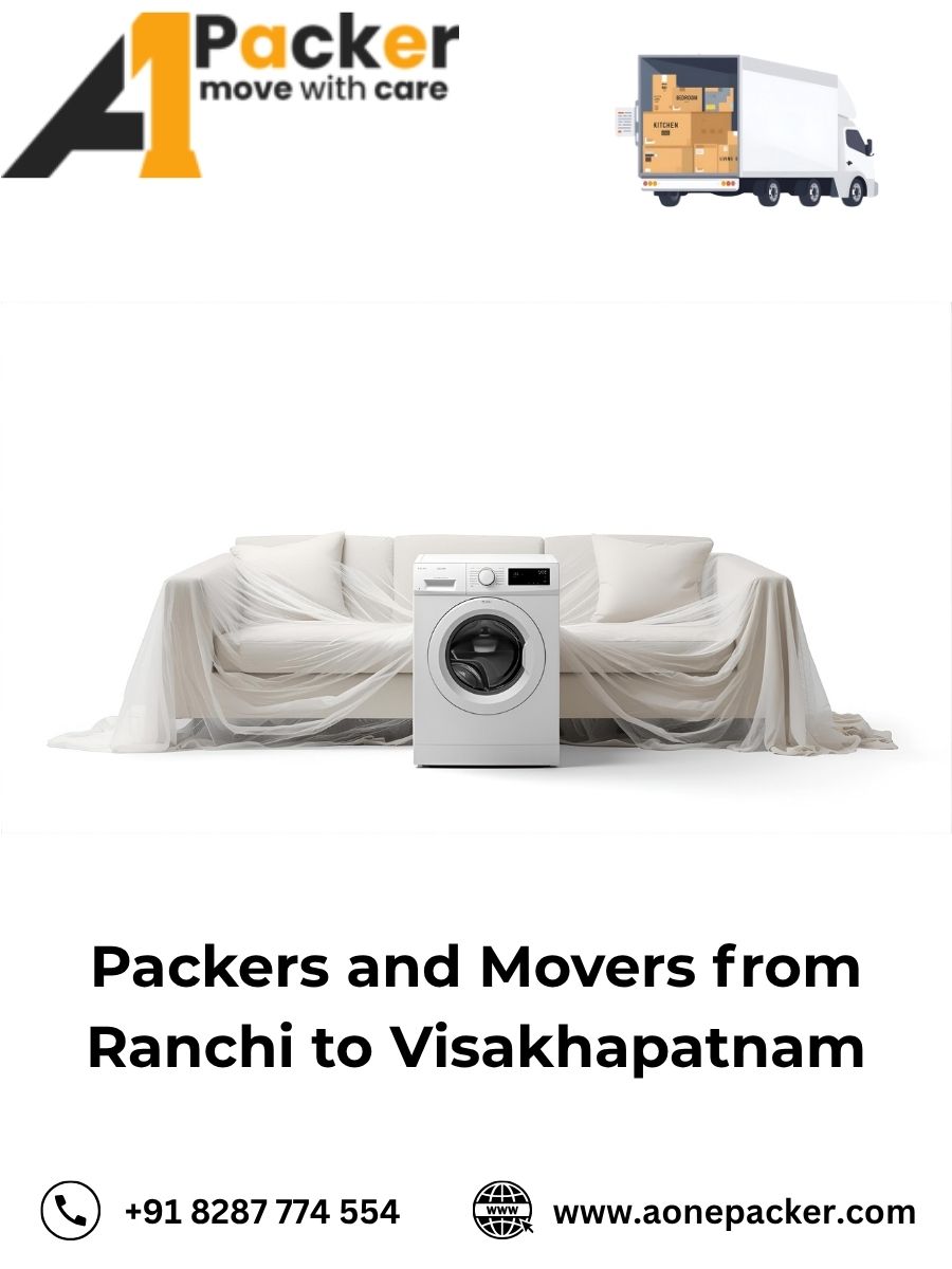 Packers and Movers from Ranchi to Visakhapatnam
