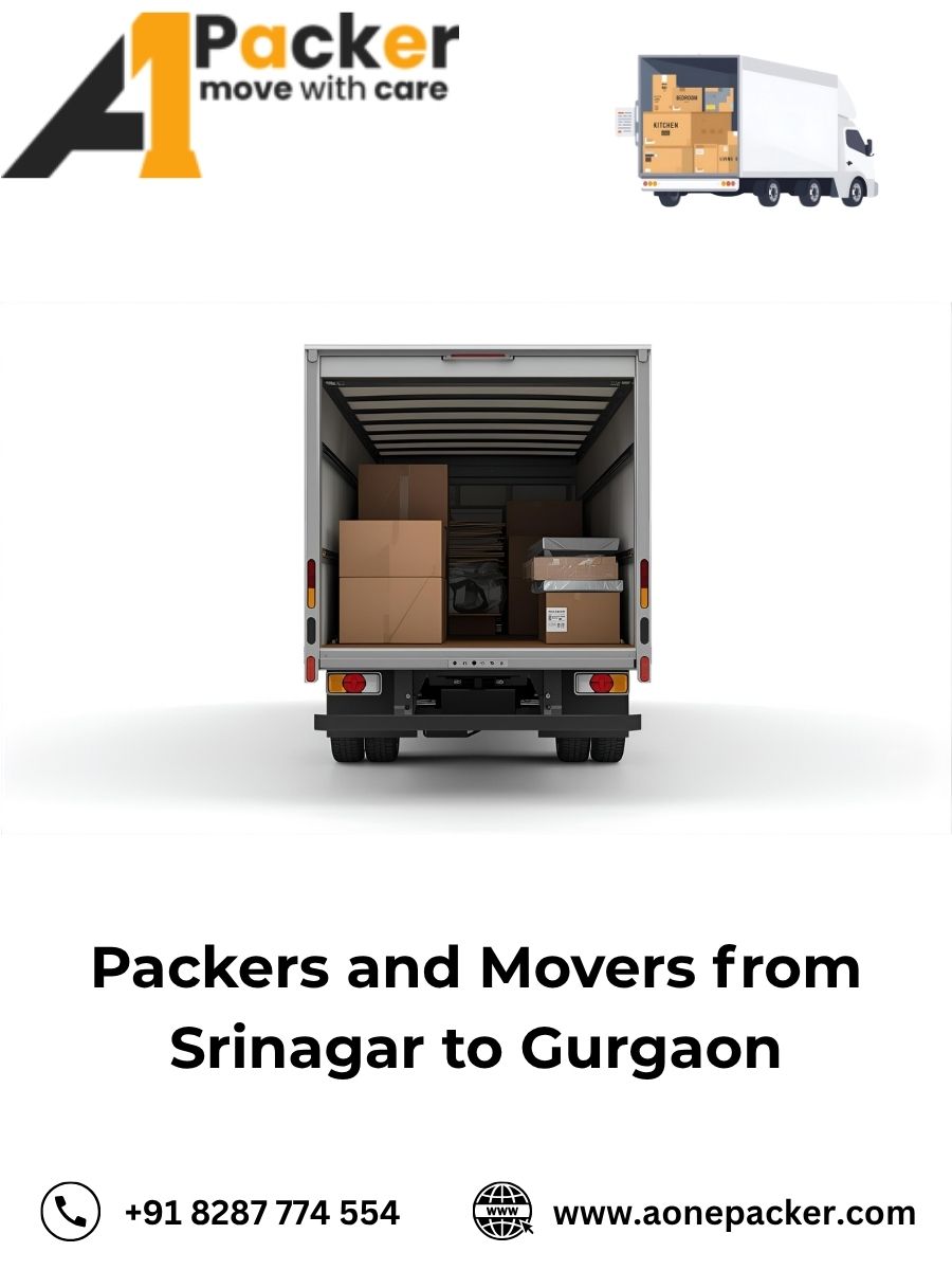 Packers and Movers from Srinagar to Gurgaon