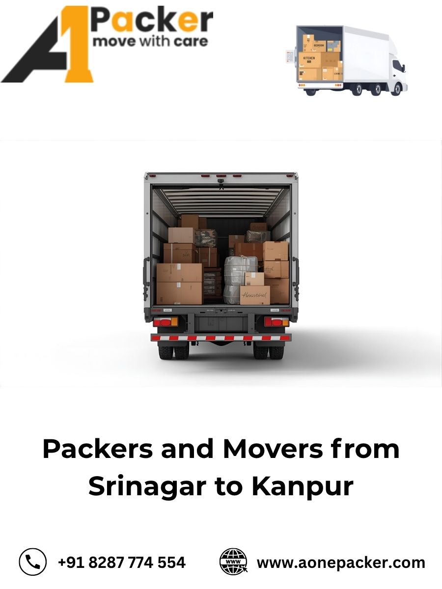 Packers and Movers from Srinagar to Kanpur