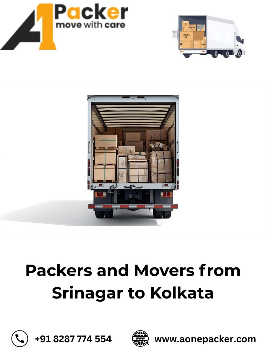 Packers and Movers from Srinagar to Kolkata